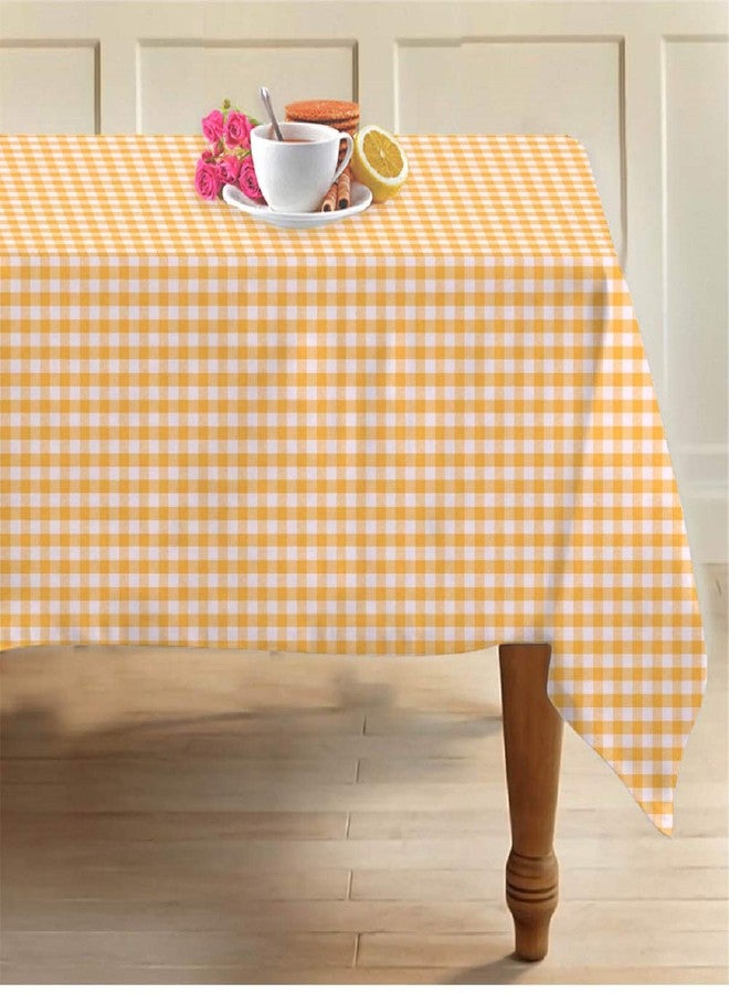 Airwill, 100% Cotton Self Designed 6 Seater Table Cloth, Pack of 1 pc.